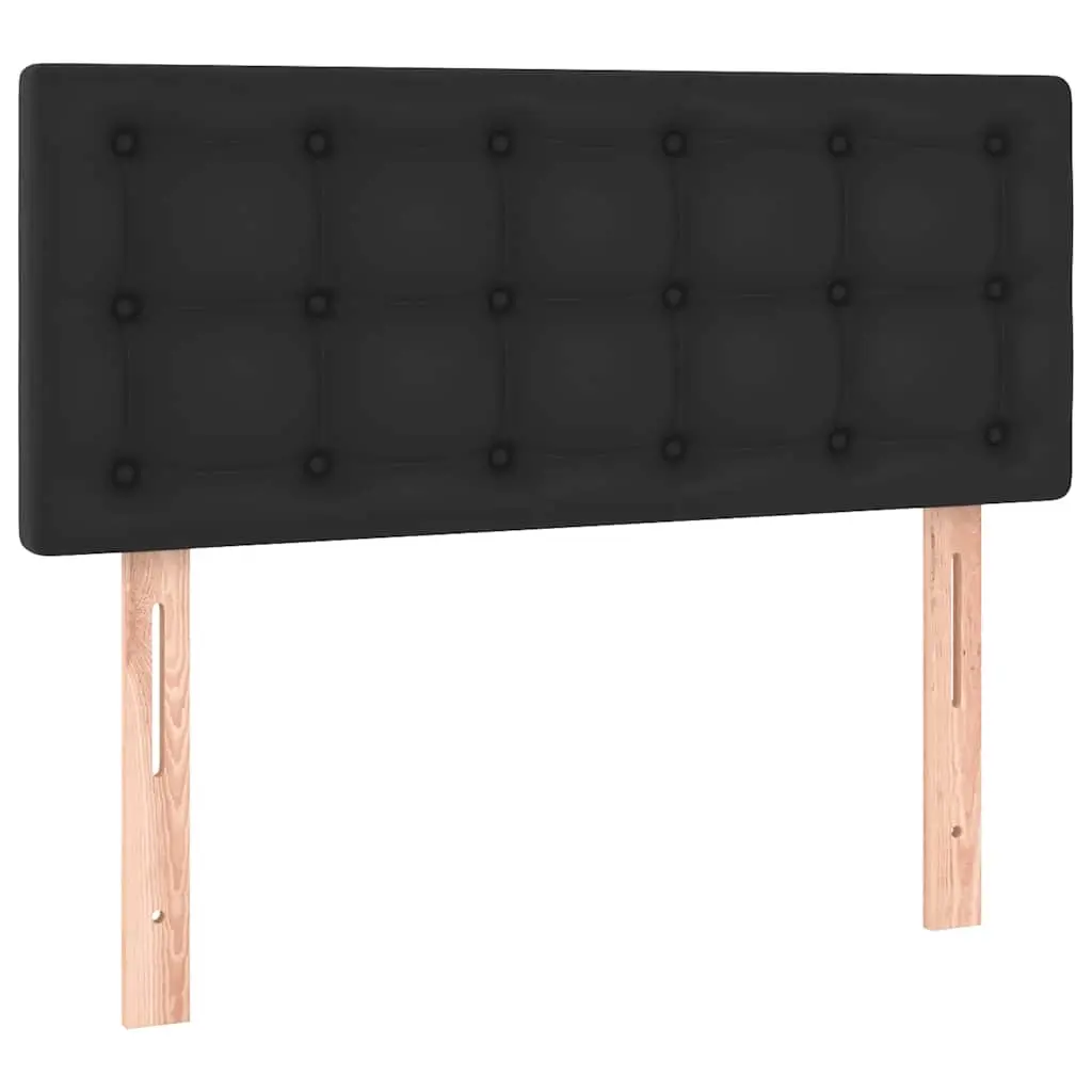 Headboard Black 100 cm Faux Leather 346444 - Furniture
