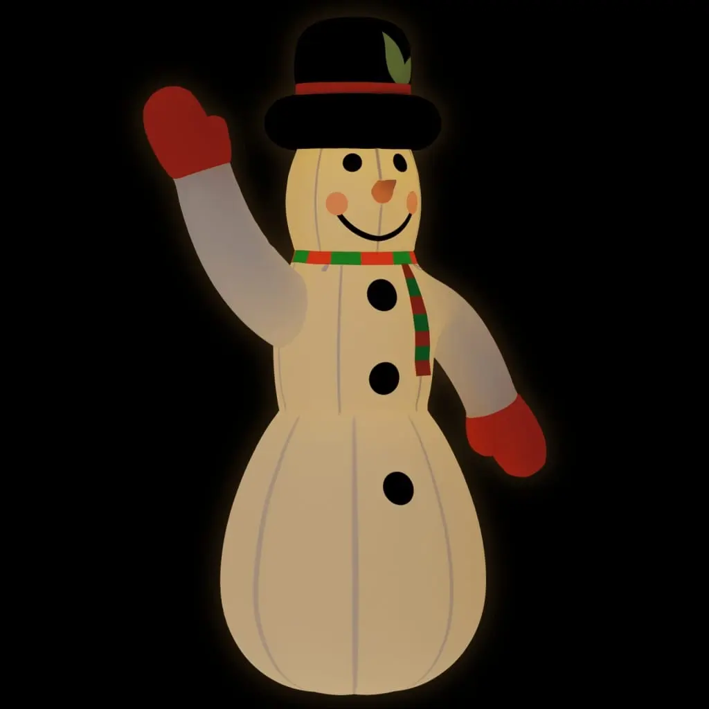 Christmas Inflatable Snowman with LEDs 1000 cm 345284 - Home & Garden