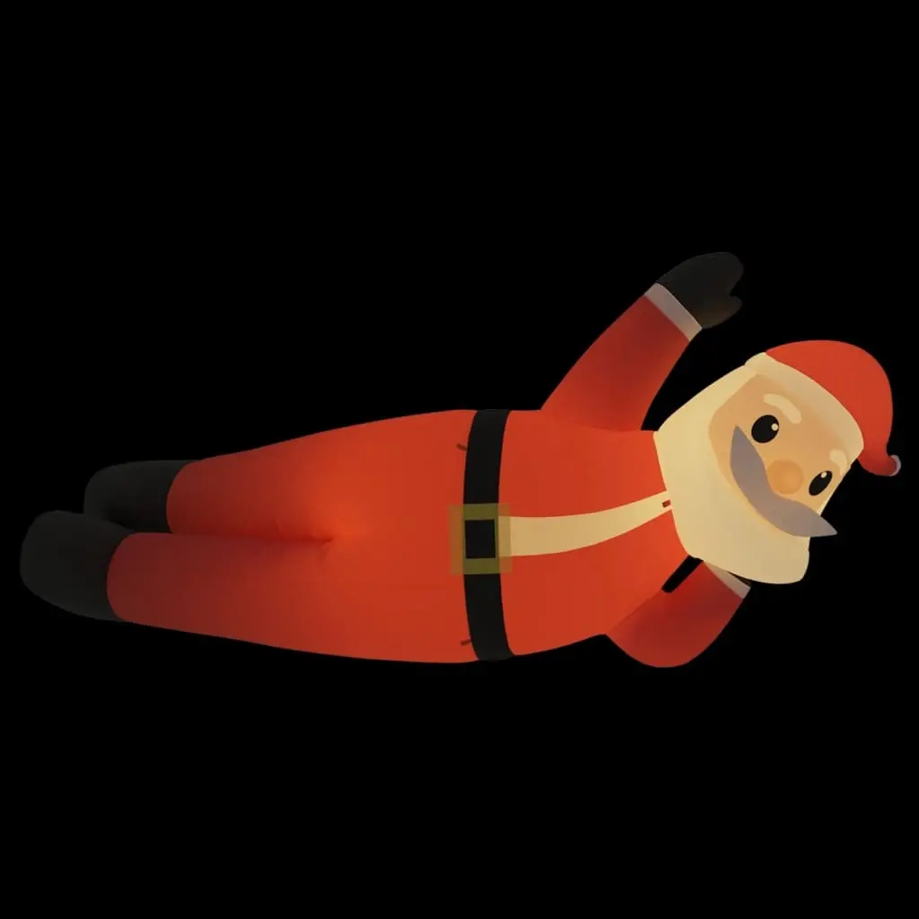 Christmas Inflatable Lying Santa LED 160 cm 345302 - Home & Garden