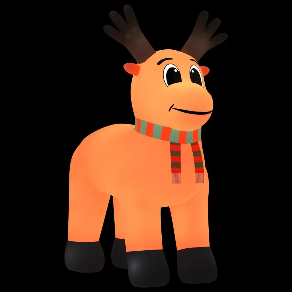 Christmas Inflatable Reindeer with LEDs 500 cm 345311 - Home & Garden