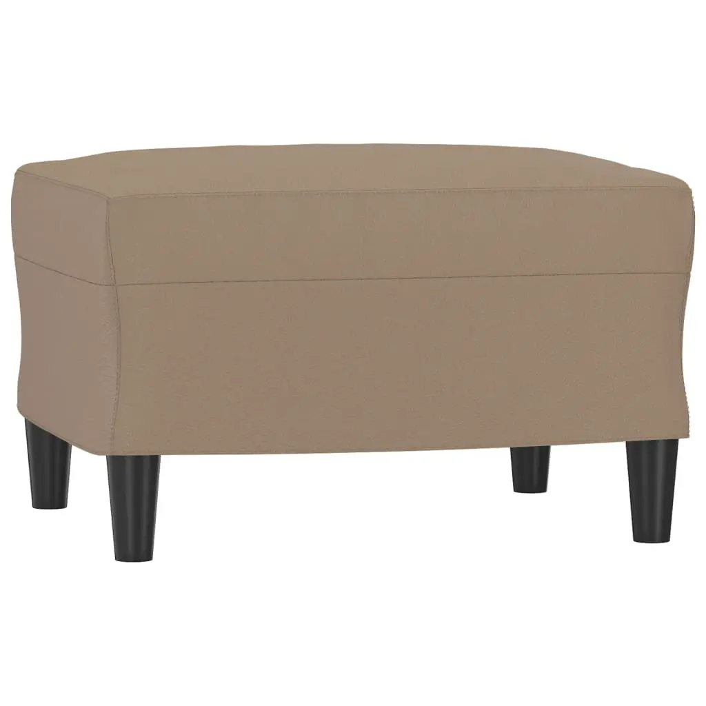 Footstool Cappuccino 60x50x41 cm Faux Leather 349292 - Furniture