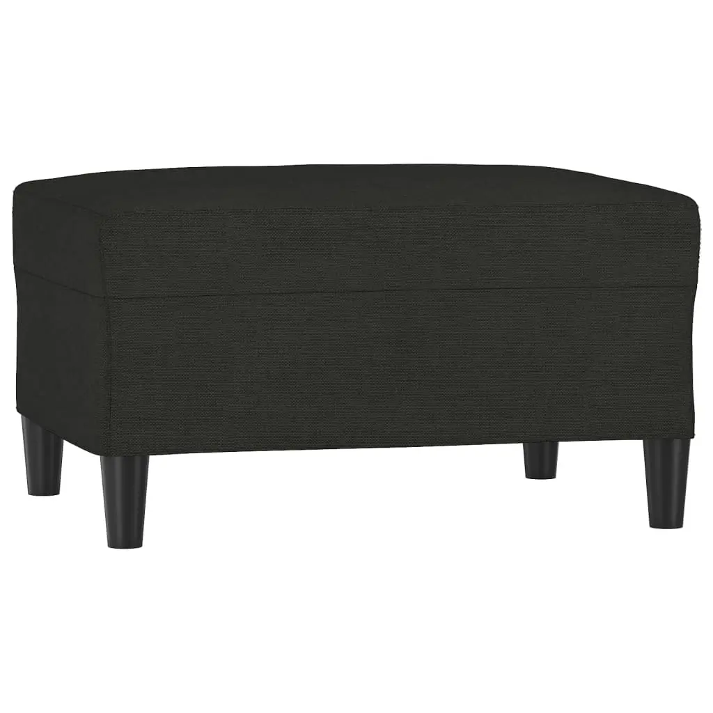 Footstool Black 70x55x41 cm Fabric 349307 - Furniture