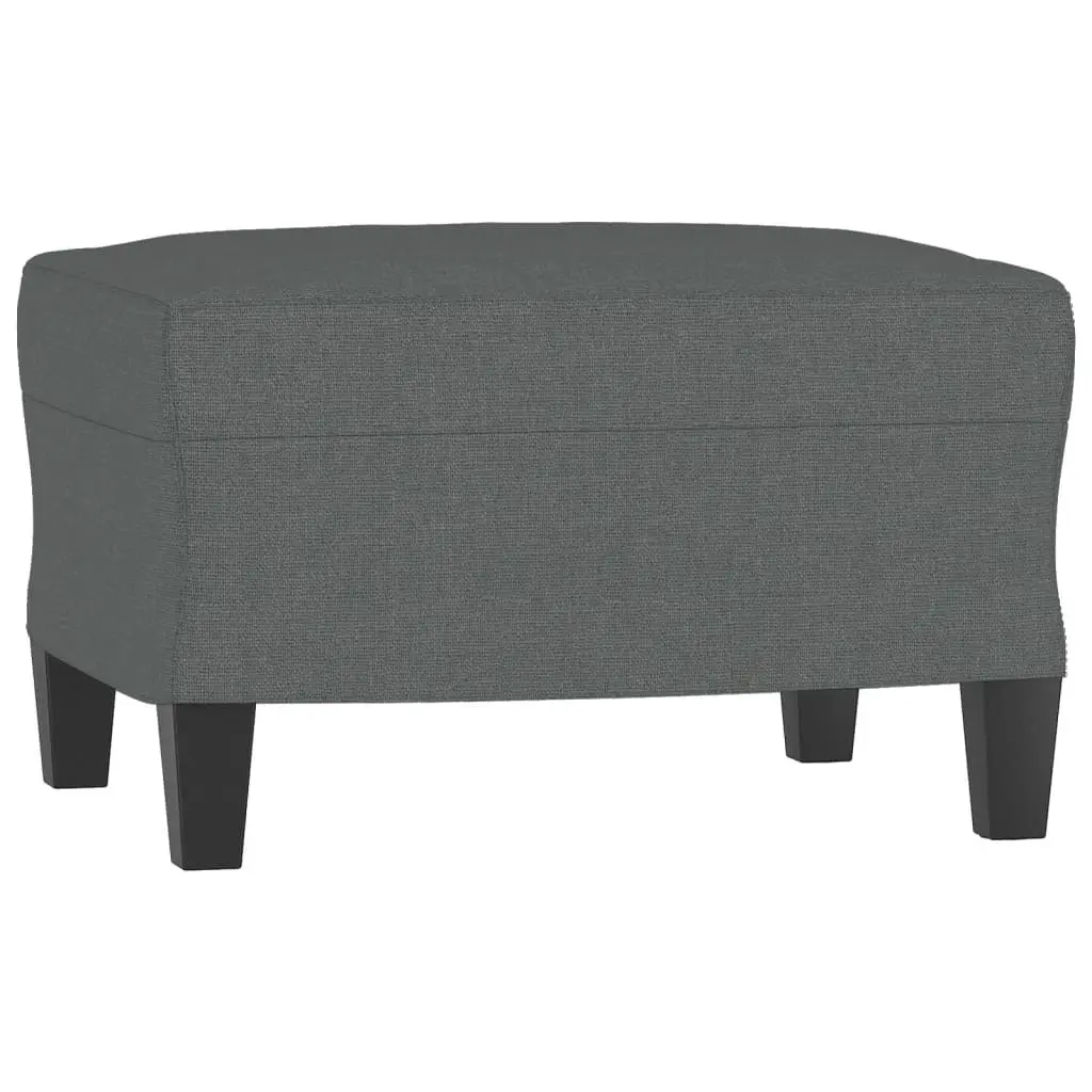 Footstool Dark Grey 60x50x41 cm Fabric 349328 - Furniture