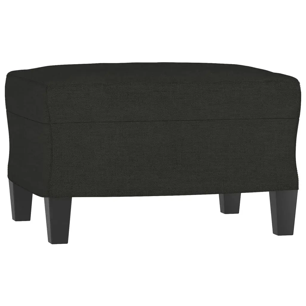 Footstool Black 60x50x41 cm Fabric 349331 - Furniture
