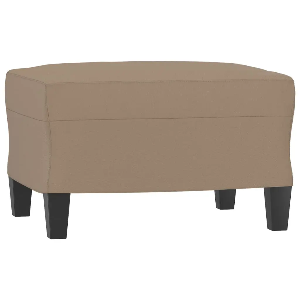 Footstool Cappuccino 60x50x41 cm Faux Leather 349340 - Furniture