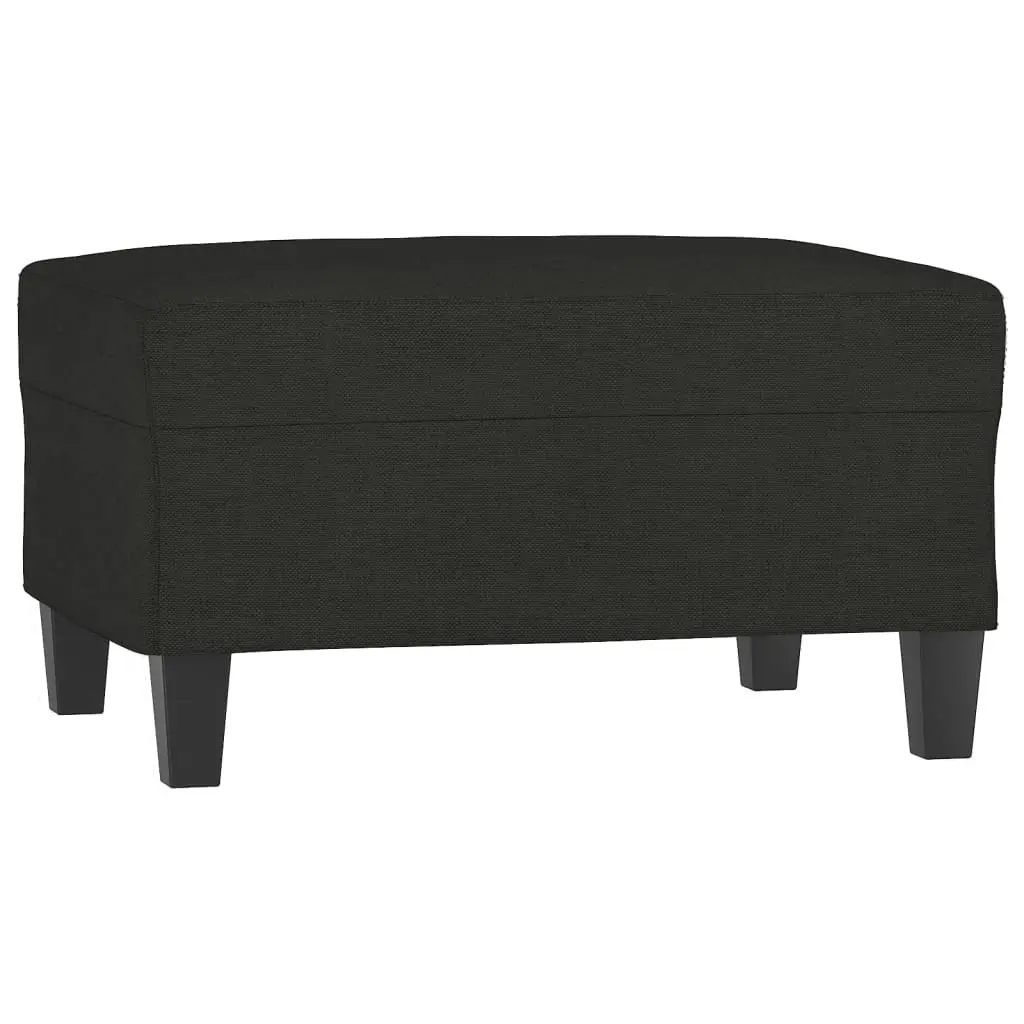 Footstool Black 70x55x41 cm Fabric 349351 - Furniture