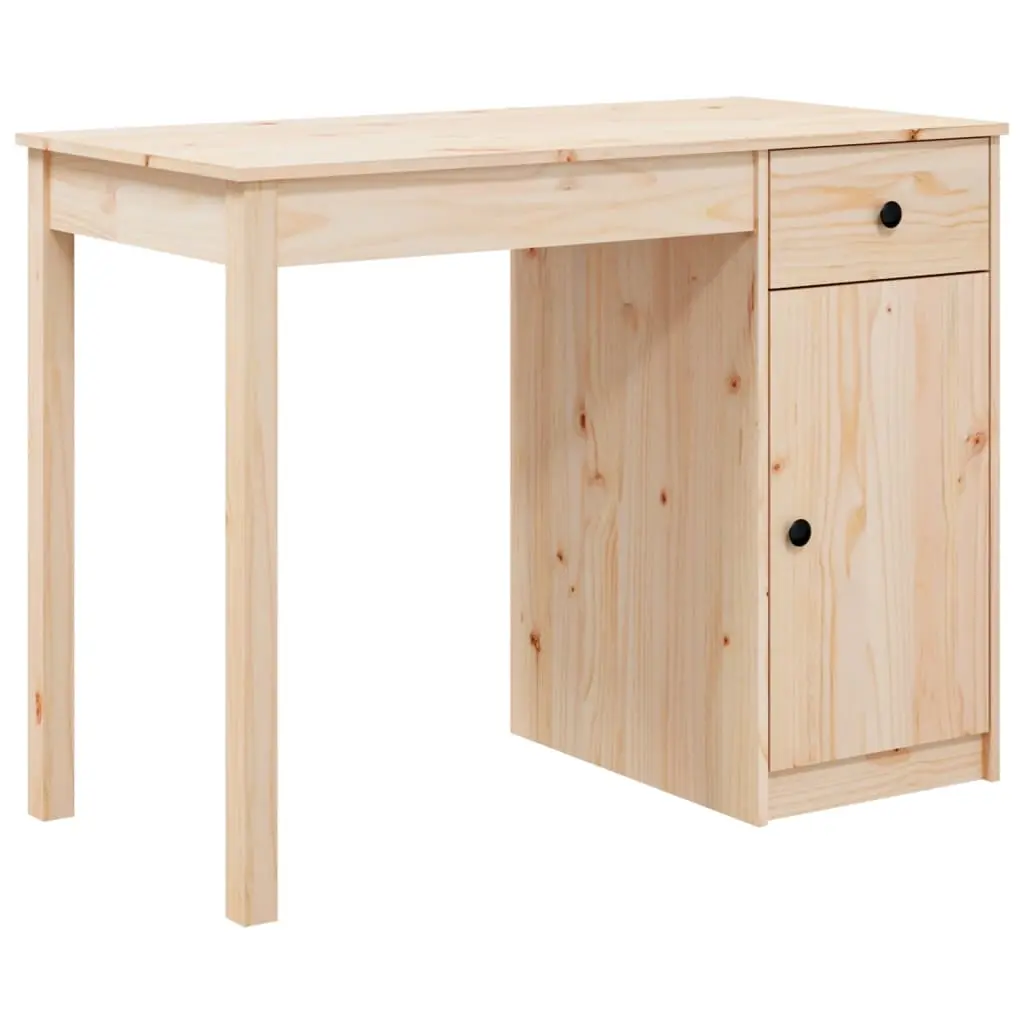 Desk 100x50x75 cm Solid Wood Pine 814629 - Furniture