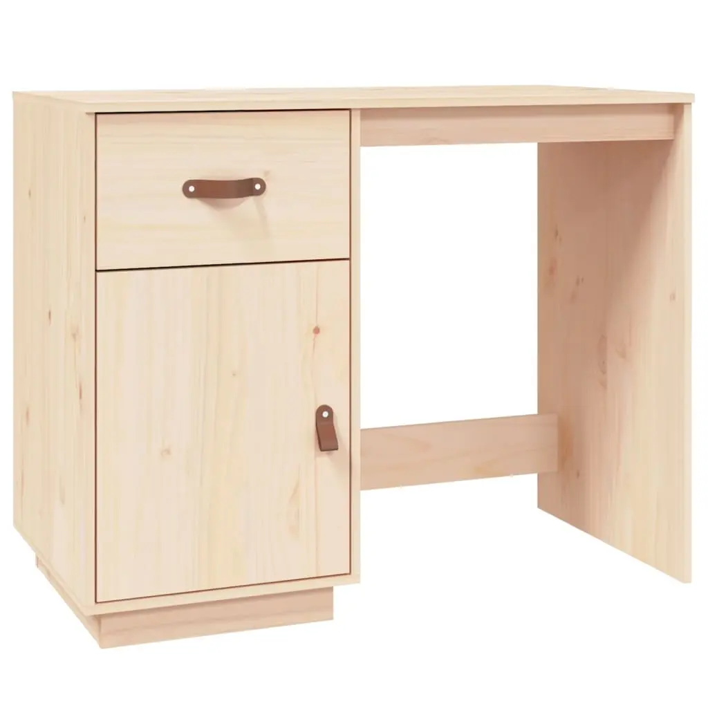 Desk 95x50x75 cm Solid Wood Pine 820102 - Save up to 70% Off Office Furniture Specials