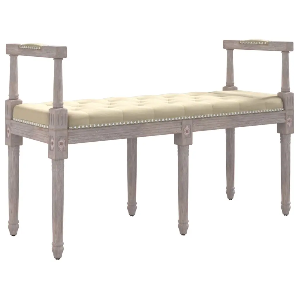 Bench 110x40x70 cm Linen 344422 - Furniture