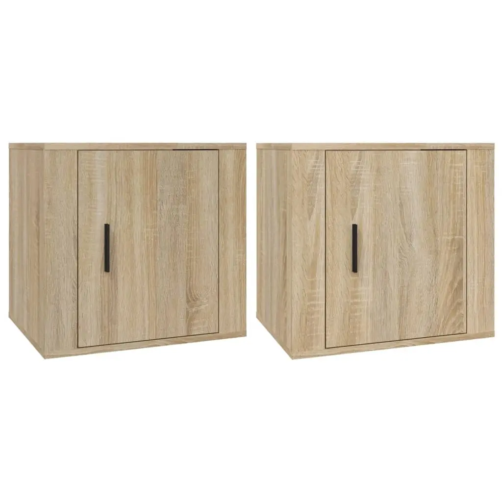 Bedside Cabinets 2 pcs Sonoma Oak 50x39x47 cm 816695 - Furniture