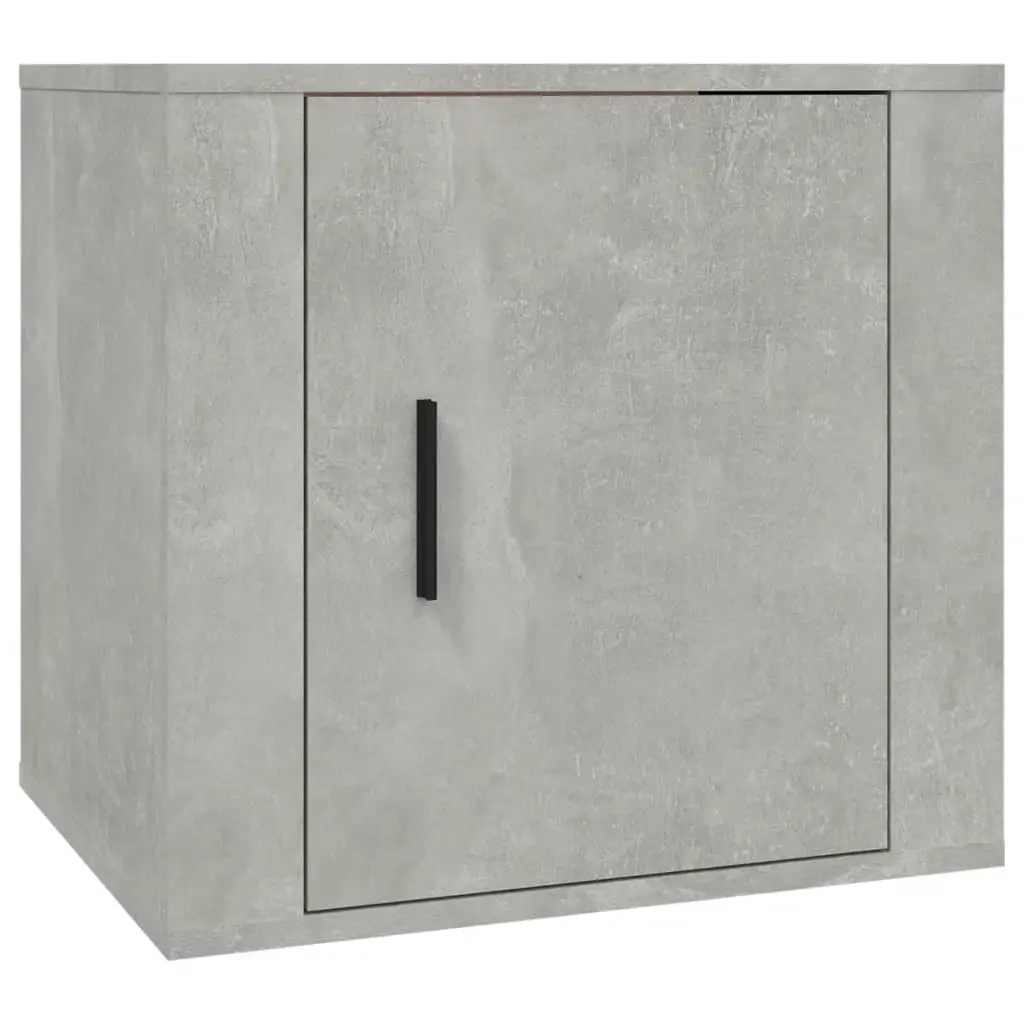 Bedside Cabinet Concrete Grey 50x39x47 cm 816696 - Furniture
