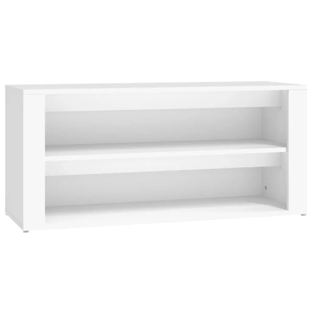 Shoe Rack White 100x35x45 cm Engineered Wood 816904 - Home & Garden