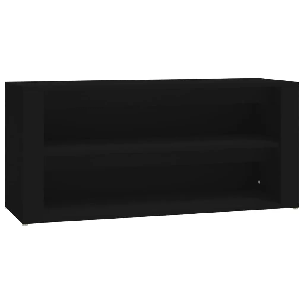 Shoe Rack Black 100x35x45 cm Engineered Wood 816905 - Home & Garden