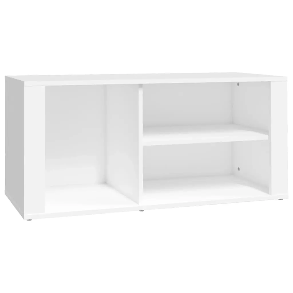 Shoe Cabinet White 100x35x45 cm Engineered Wood 816920 - Home & Garden