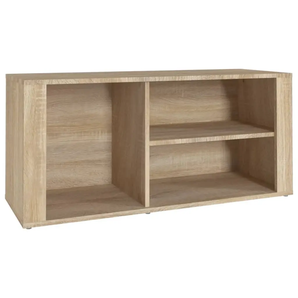 Shoe Cabinet Sonoma Oak 100x35x45 cm Engineered Wood 816923 - Home & Garden