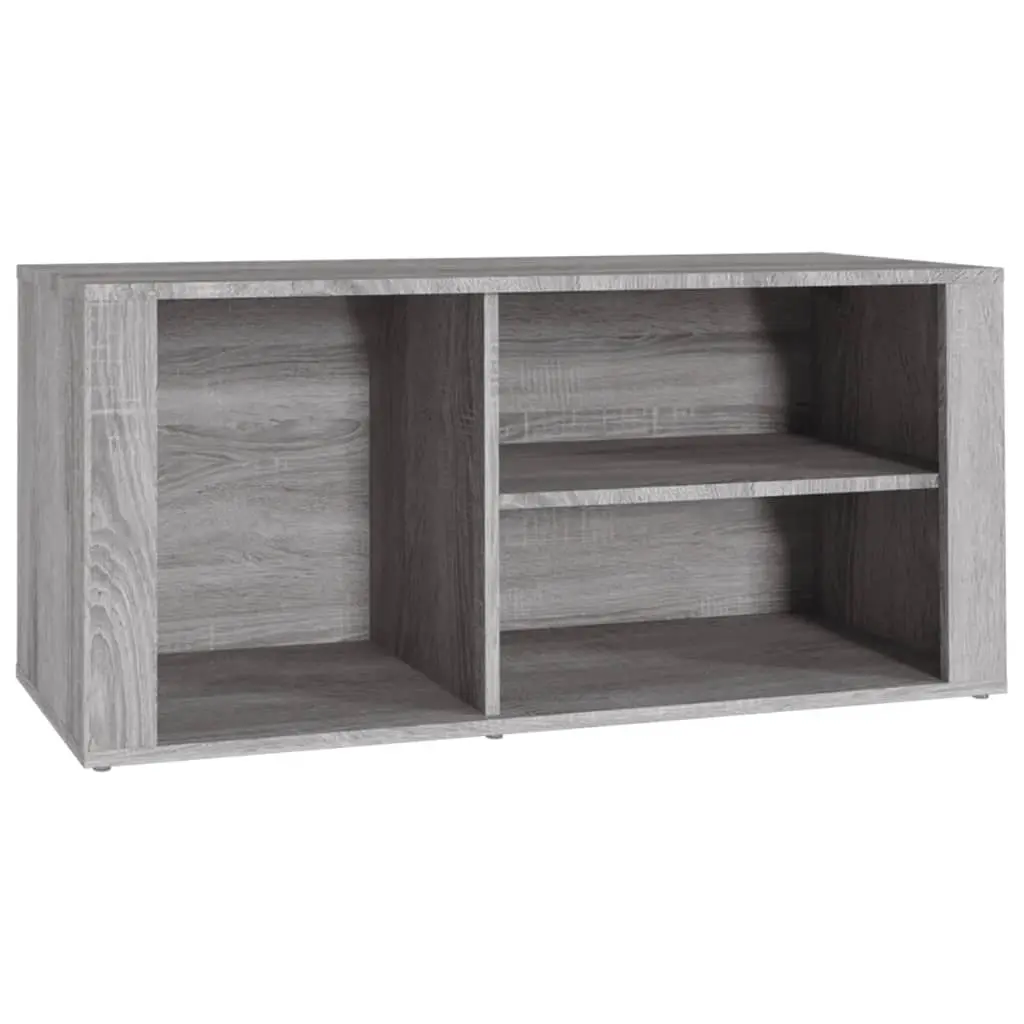 Shoe Cabinet Grey Sonoma 100x35x45 cm Engineered Wood 816926 - Home & Garden