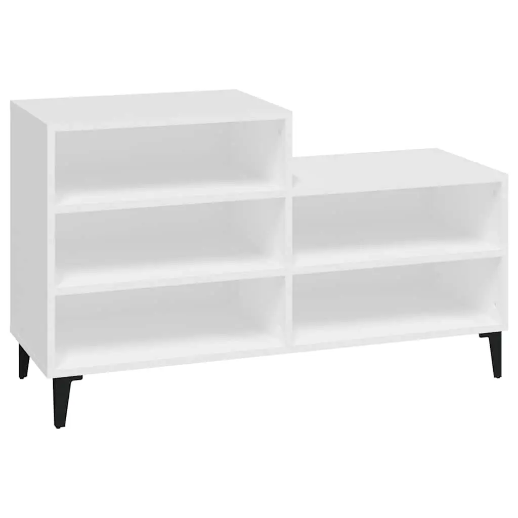 Shoe Cabinet White 102x36x60 cm Engineered Wood 819732 - Home & Garden