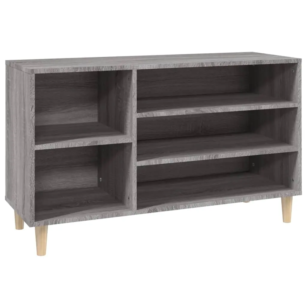 Shoe Cabinet Grey Sonoma 102x36x60 cm Engineered Wood 819746 - Home & Garden