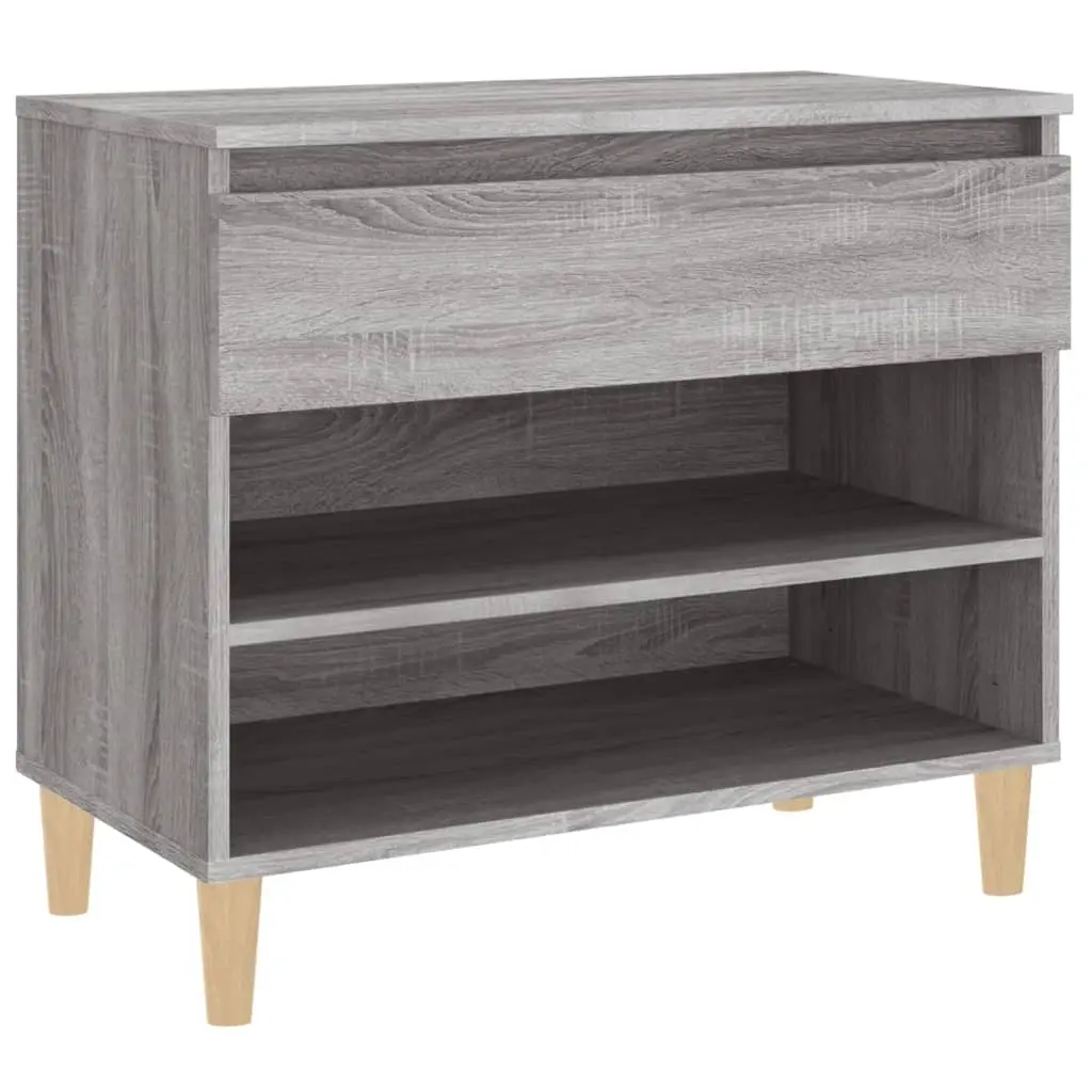 Shoe Cabinet Grey Sonoma 70x36x60 cm Engineered Wood 819762 - Home & Garden