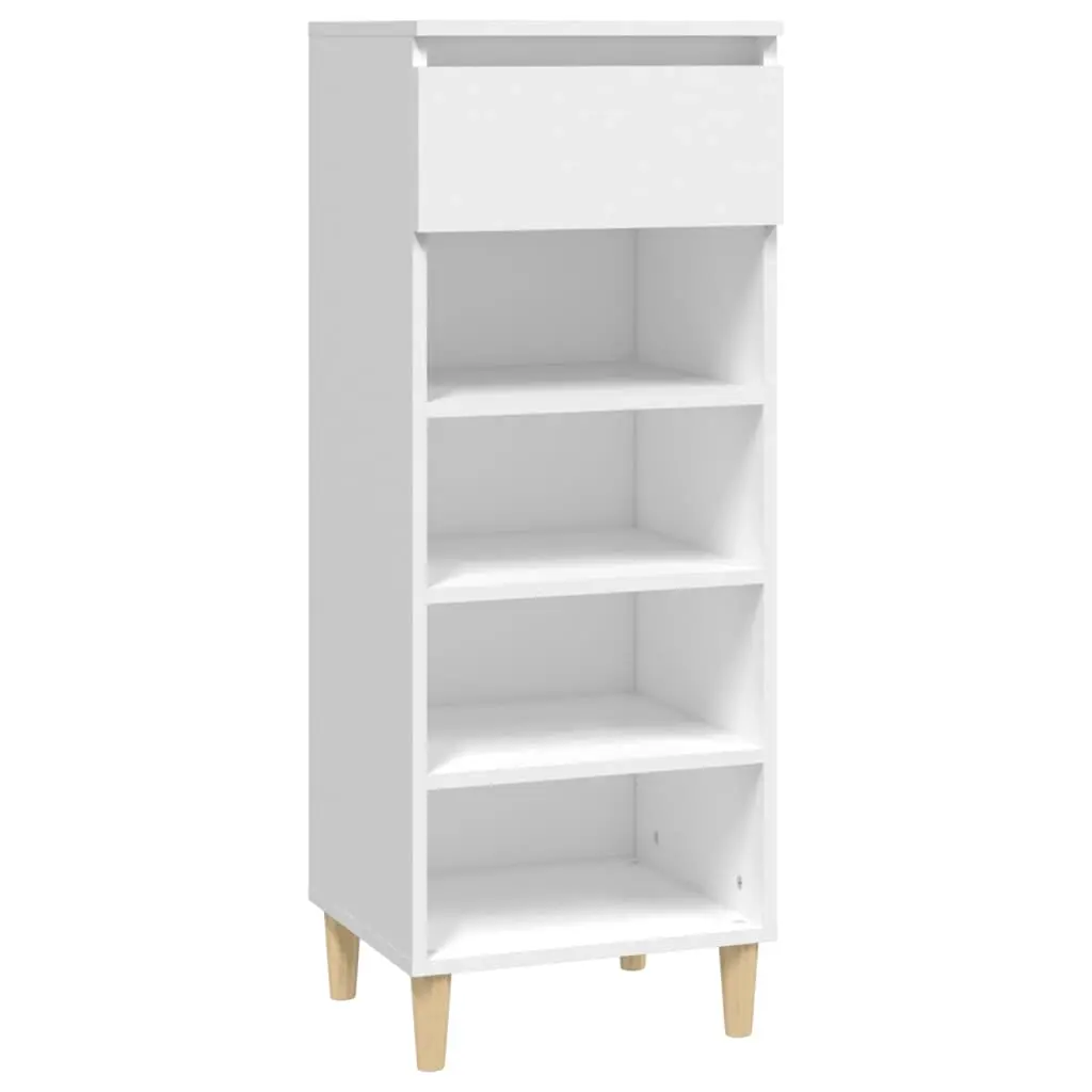 Shoe Cabinet White 40x36x105 cm Engineered Wood 819772 - Home & Garden