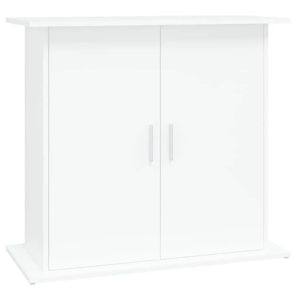 Aquarium Stand White 81x36x73 cm Engineered Wood 833599 - Pets