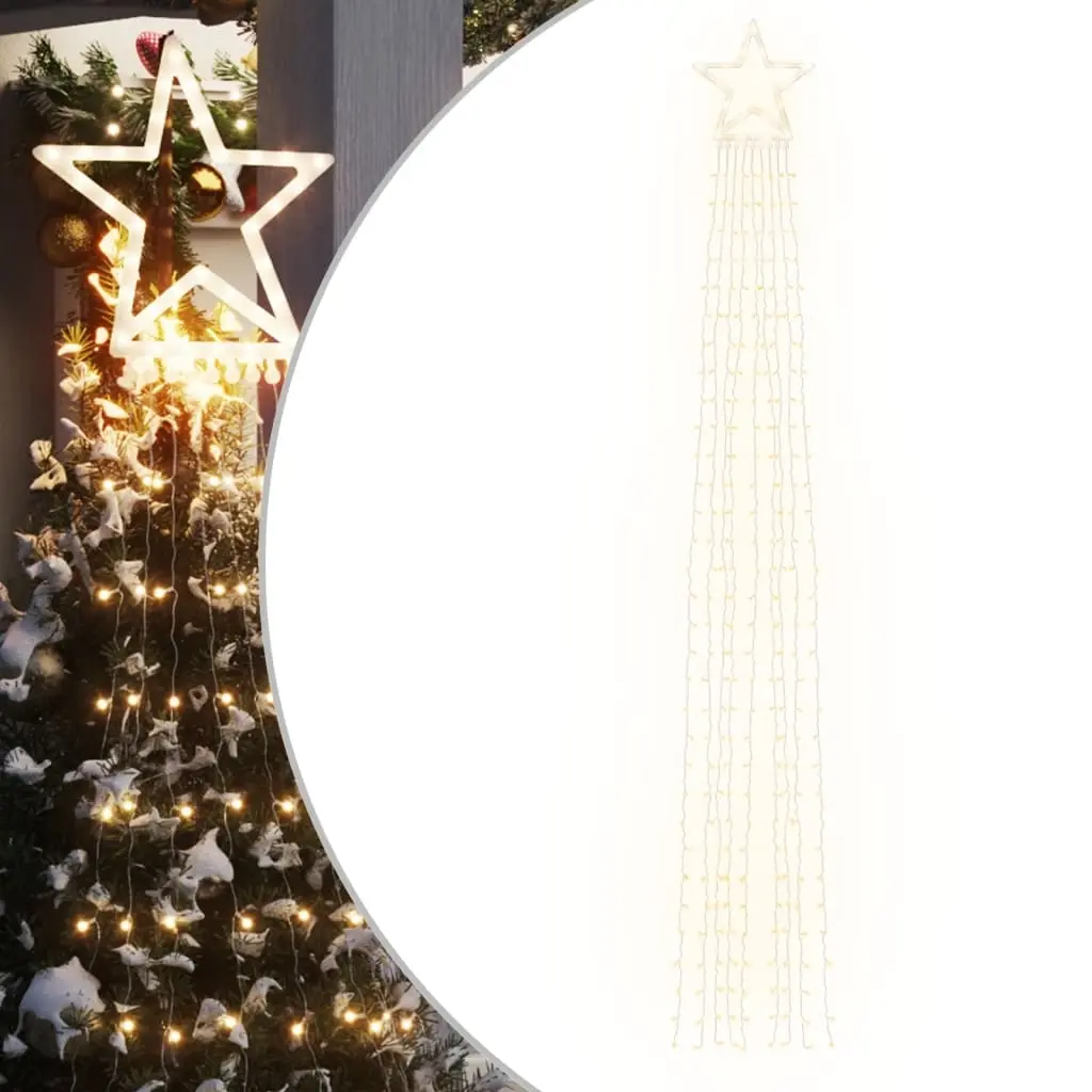 Christmas Tree Light 320 LEDs Warm White 375 cm 356923 - Home & Garden