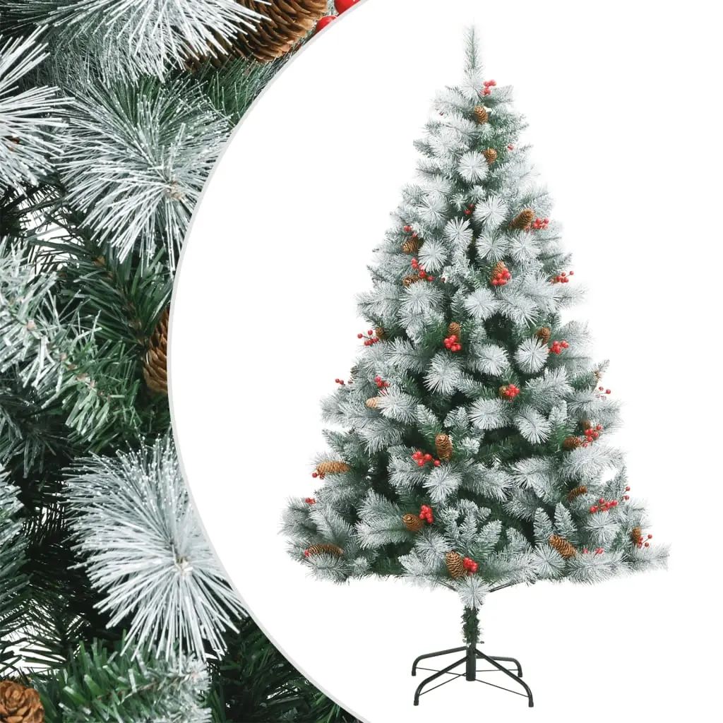 Artificial Hinged Christmas Tree with Cones and Berries 180 cm 357712 - Up to 60% Off Christmas Decoration Specials