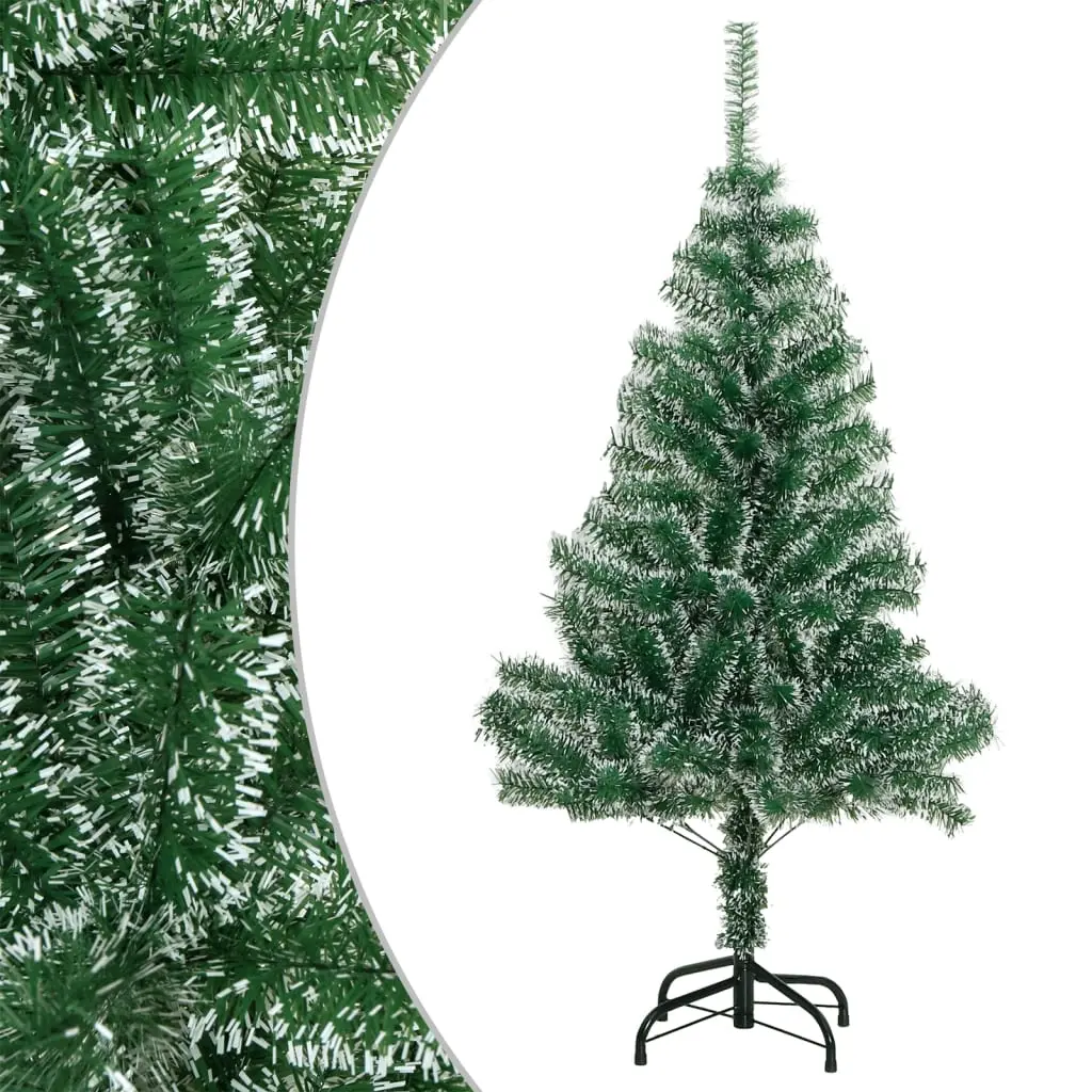 Artificial Christmas Tree with Flocked Snow Green 150 cm 357773 - Home & Garden