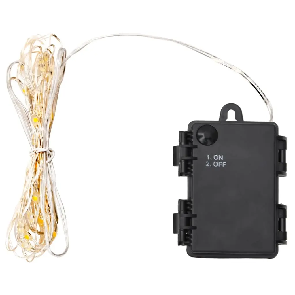 LED String Lights with 66 LEDs and Fan 660 cm 51703 - Home & Garden