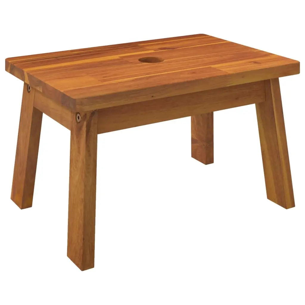 Step Stool 38x26x22 cm Solid Wood Acacia 153332 - Furniture