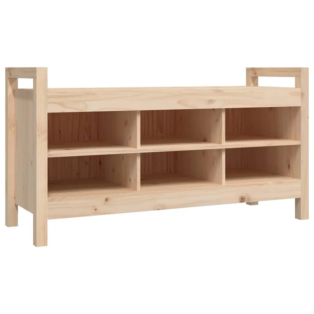 Hall Bench 110x40x60 cm Solid Wood Pine 821789 - Furniture