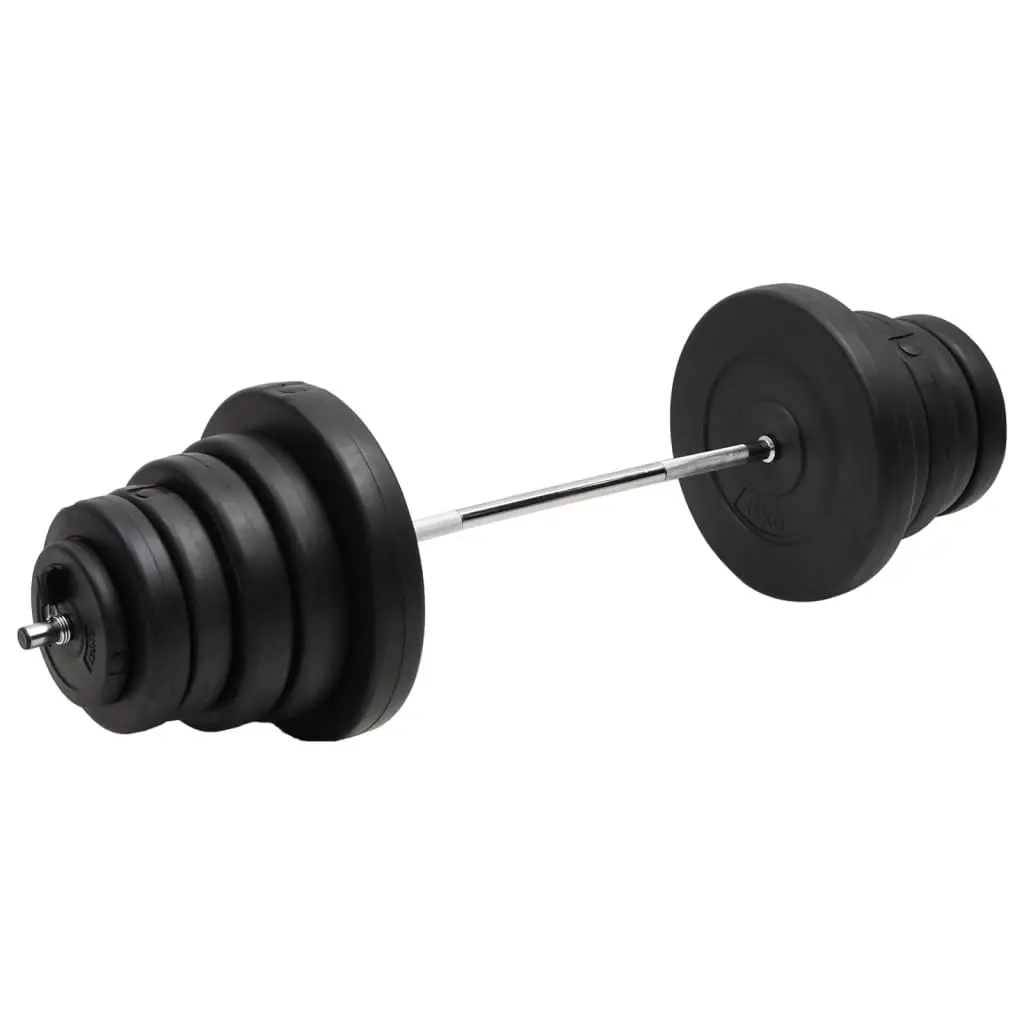 Barbell with Plates 90 kg 3145021 - Sports & Outdoor