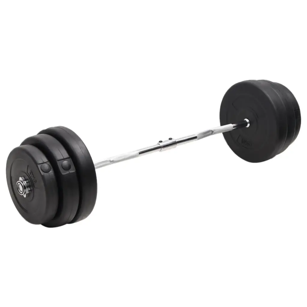 Curl Barbell with Plates 90 kg 3145022 - Sports & Outdoor