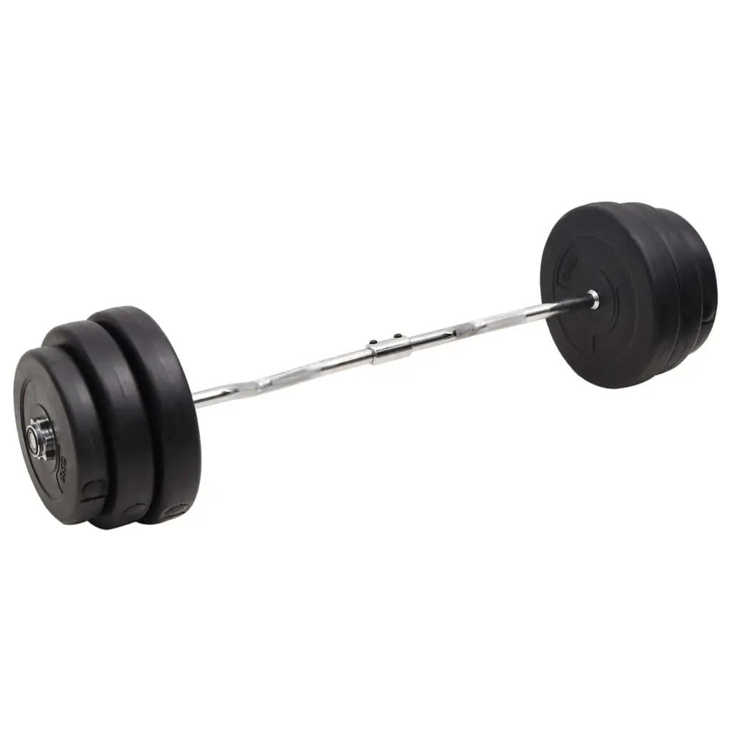 Curl Barbell with Plates 90 kg 3145023 - Sports & Outdoor