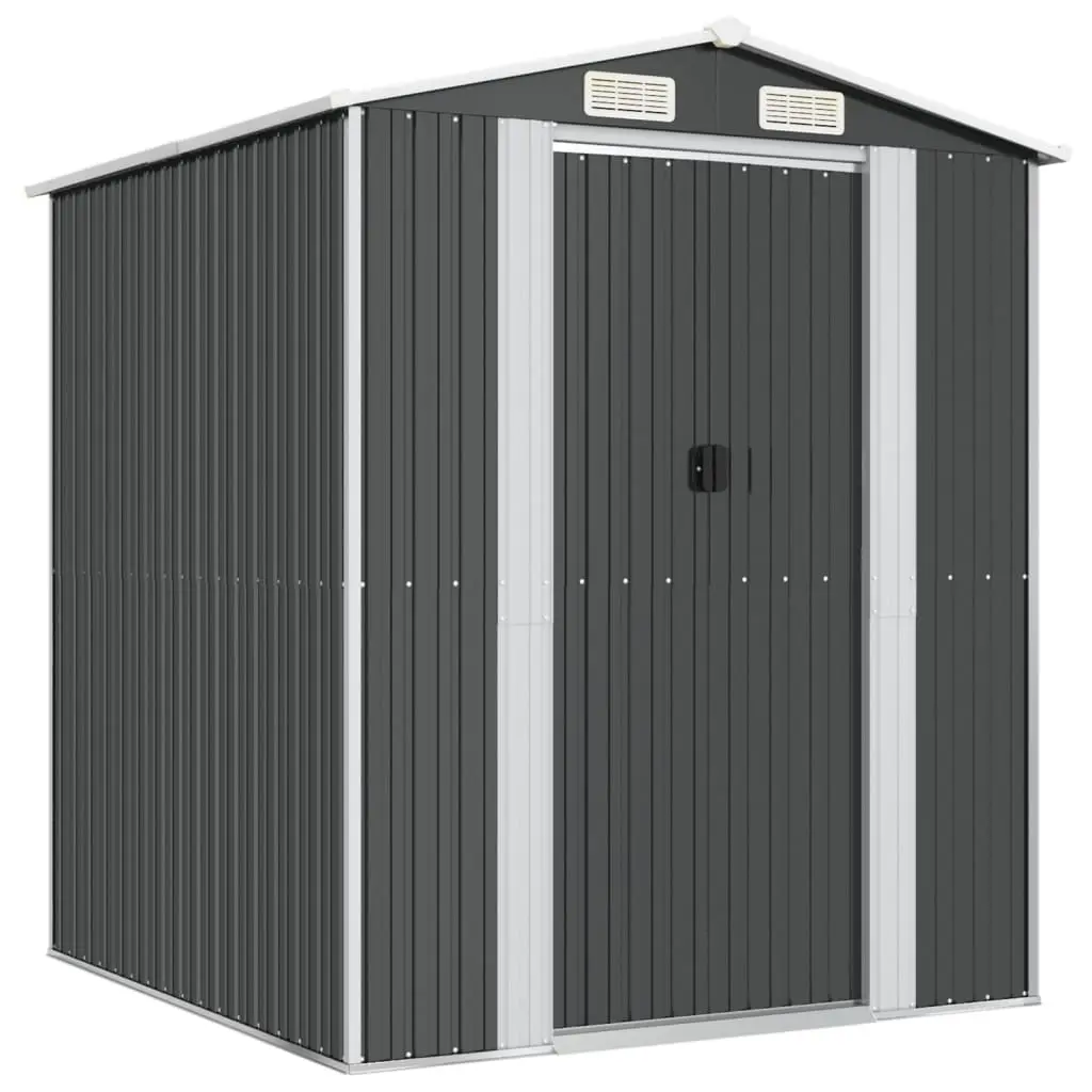 Garden Shed Anthracite 192x191x223 cm Galvanised Steel 3147449 - Home & Garden