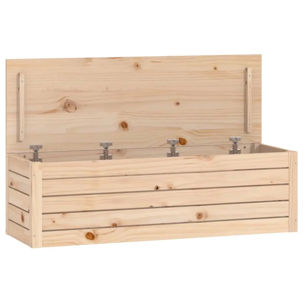 Storage Box 109x36.5x33 cm Solid Wood Pine 823624 - Furniture