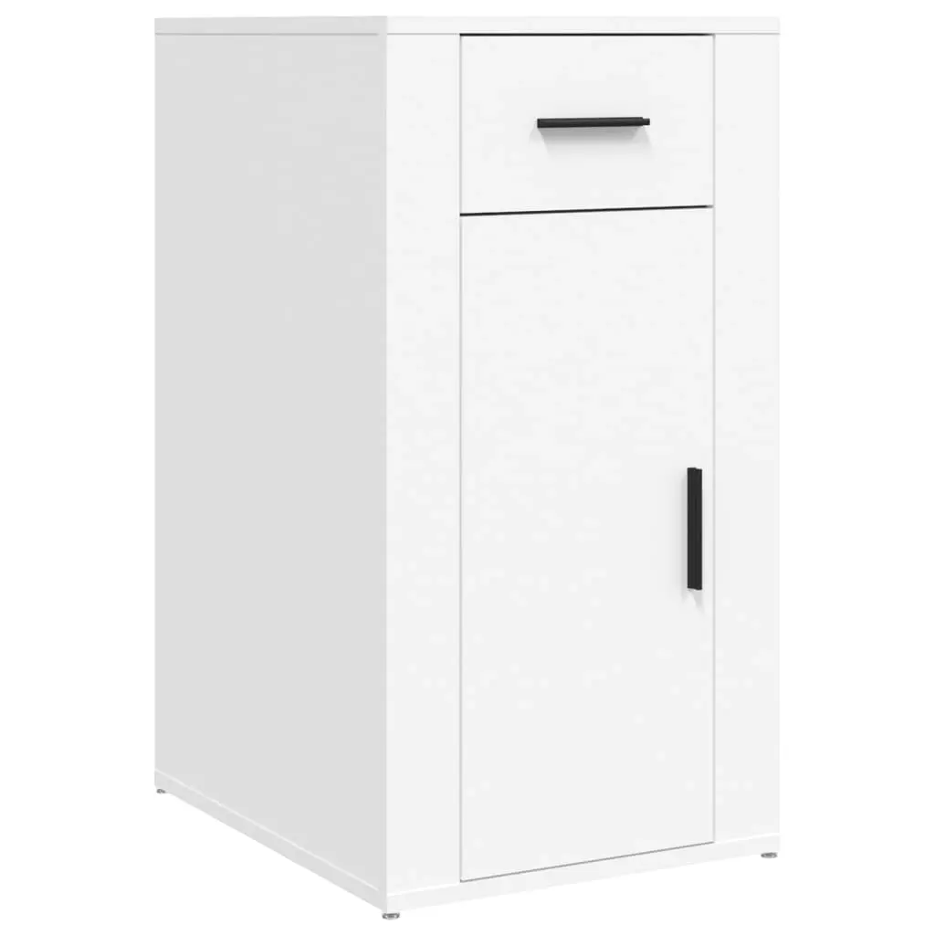Desk Cabinet White 40x49x75 cm Engineered Wood 816792 - Furniture
