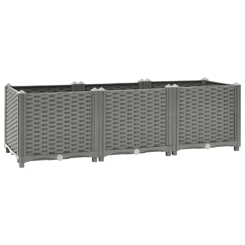 Raised Bed 120x40x38 cm Polypropylene 153295 - Home & Garden