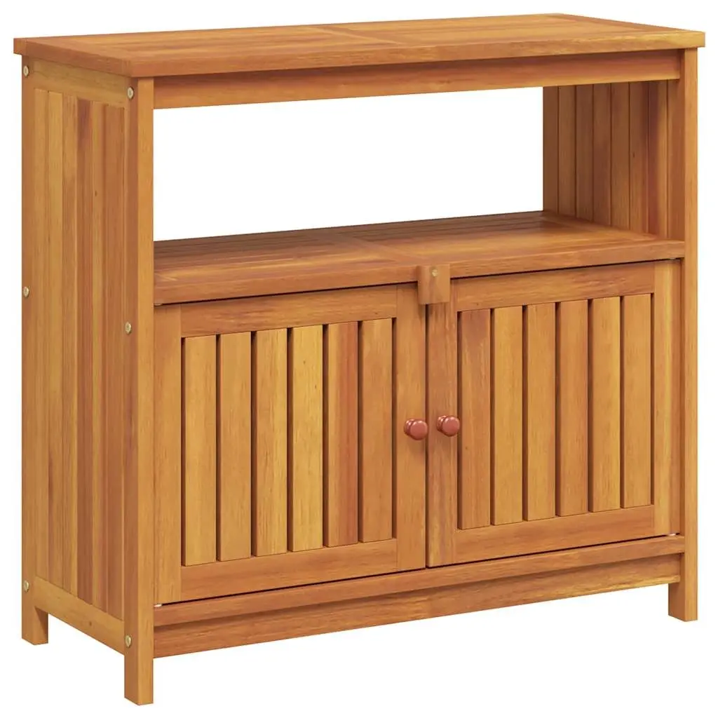 Garden Console Table 80x35x75 cm Solid Wood Acacia 319696 - Furniture