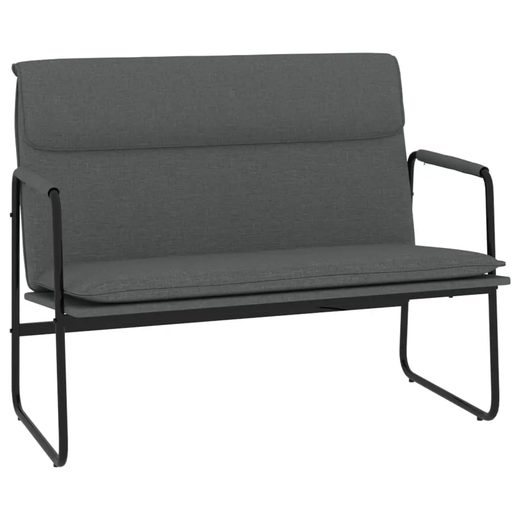 Bench Dark Grey 100x64x80 cm Fabric 351352 - Furniture