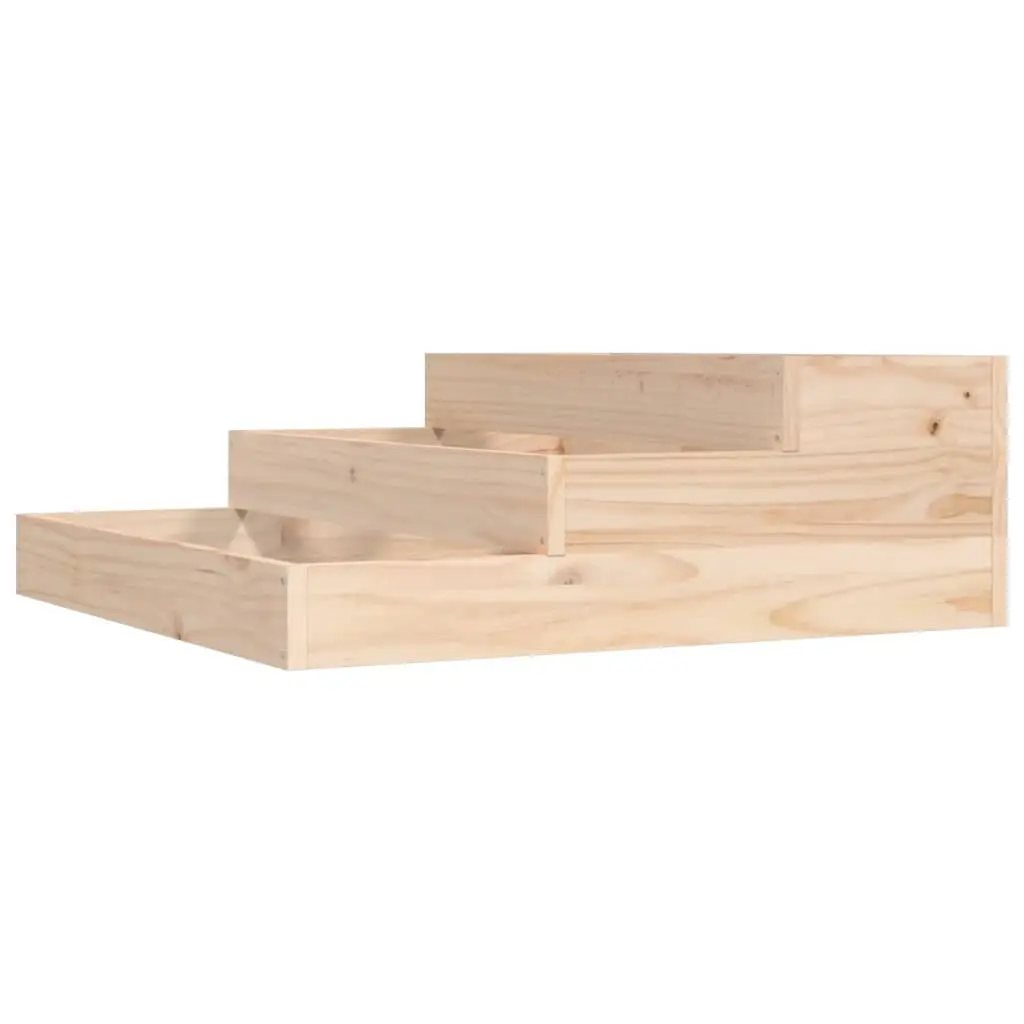Planter 78x78x27 cm Solid Wood Pine 823906 - Home & Garden