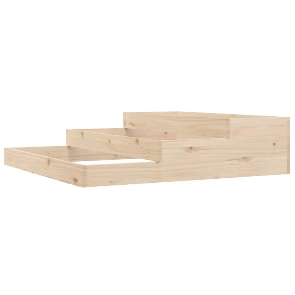 Planter 107x107x27 cm Solid Wood Pine 823913 - Home & Garden