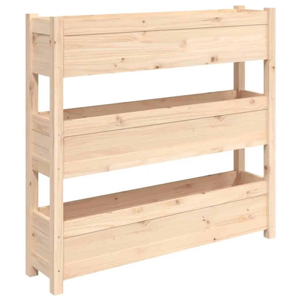 Planter 112x25x104.5 cm Solid Wood Pine 823920 - Home & Garden