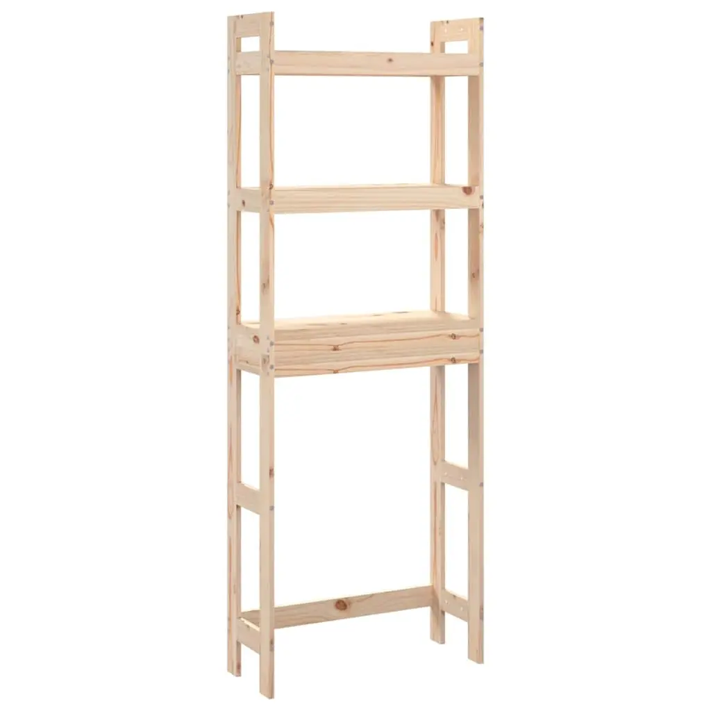 Toilet Rack 63x26x171 cm Solid Wood Pine 824658 - Home & Garden