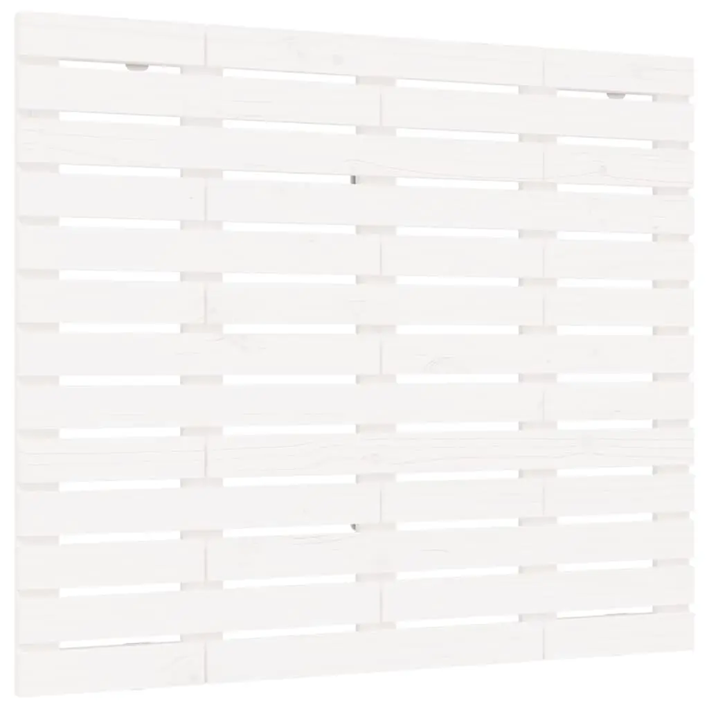 Wall Headboard White 96 cm Solid Wood Pine 824674 - Furniture