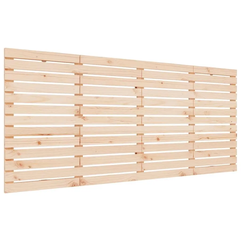 Wall Headboard 156 cm Solid Wood Pine 824688 - Furniture
