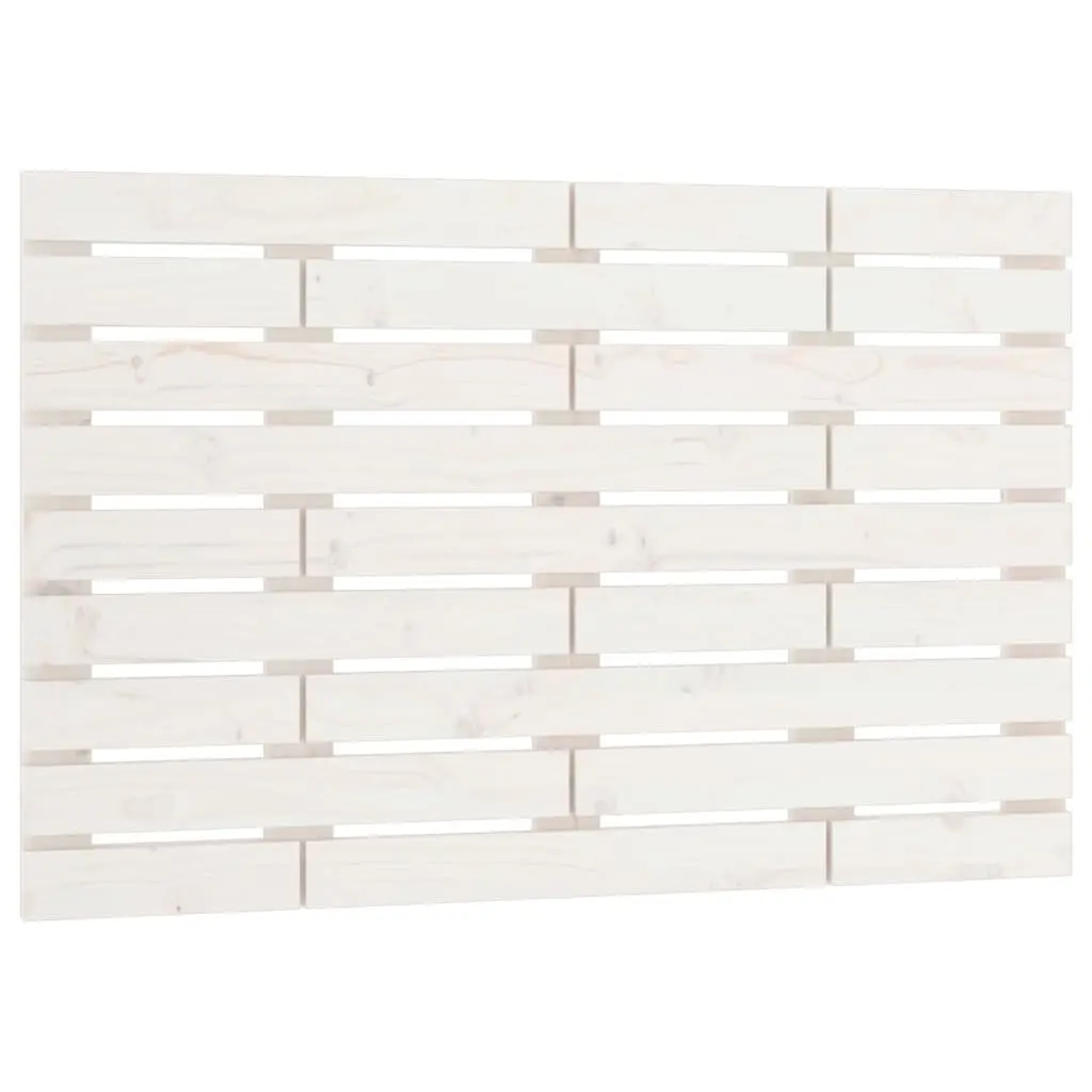 Wall Headboard White 96 cm Solid Wood Pine 824724 - Furniture