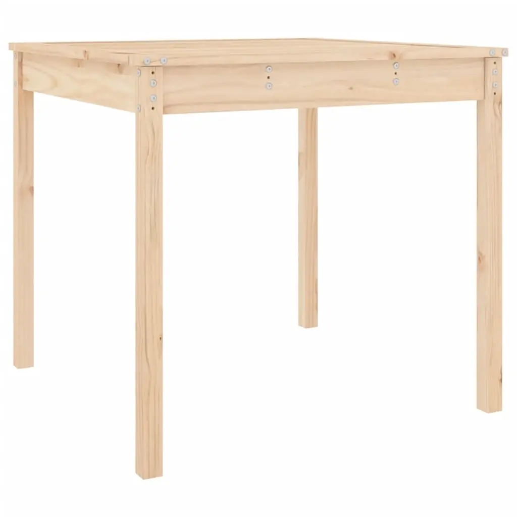 Garden Table 82.5x82.5x76 cm Solid Wood Pine 823962 - Furniture