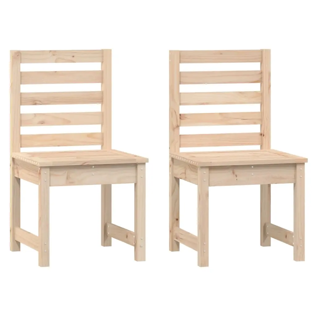 Garden Chairs 2 pcs 50x48x91.5 cm Solid Wood Pine 824025 - Furniture
