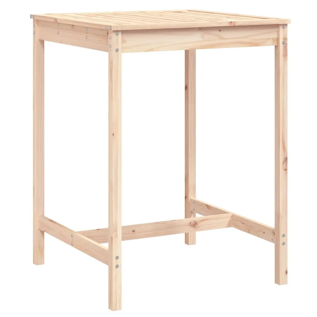 Garden Table 82.5x82.5x110 cm Solid Wood Pine 824081 - Furniture
